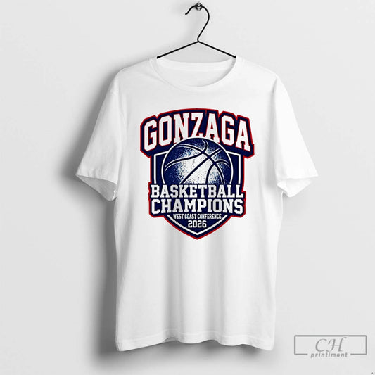 Classic Gonzaga Bulldogs Basketball Champions West Coast Conference 2026