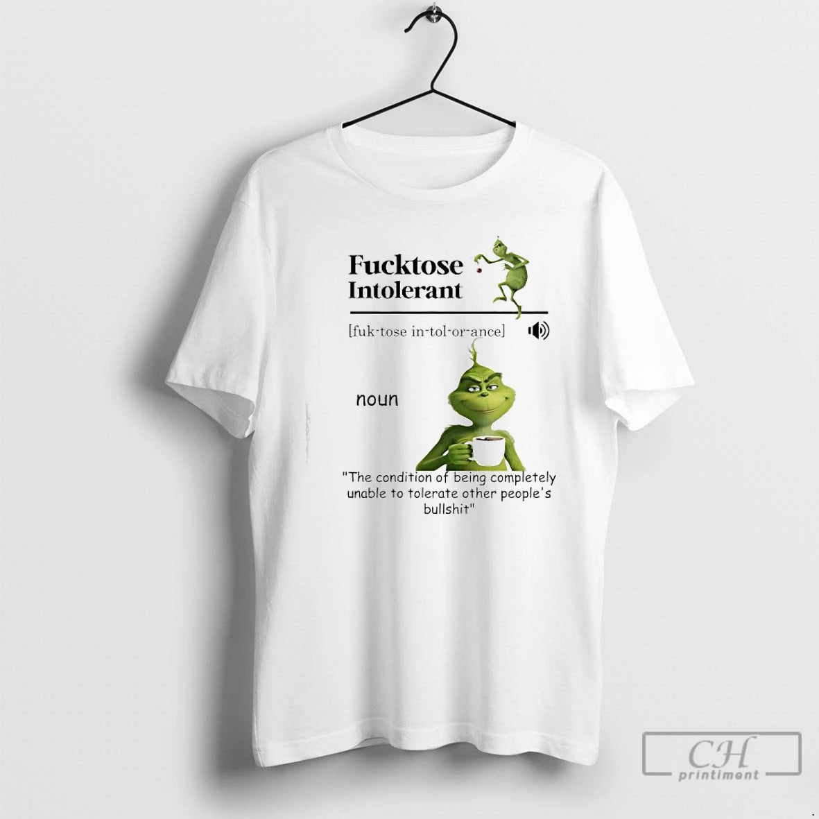 Classic Grinch Fucktose Intolerant Noun T-Shirts, Hoodie, Sweatshirt | WearSparks.com