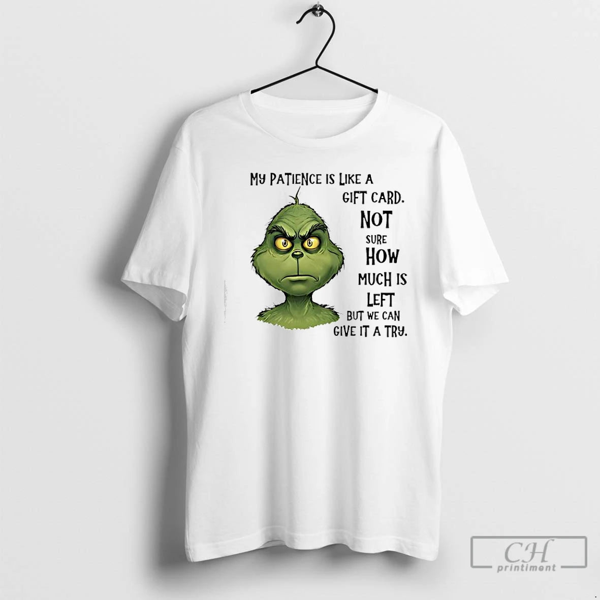 Classic Grinch My Patience Is Like A Gift Card T-Shirts, Hoodie, Sweatshirt | WearSparks.com