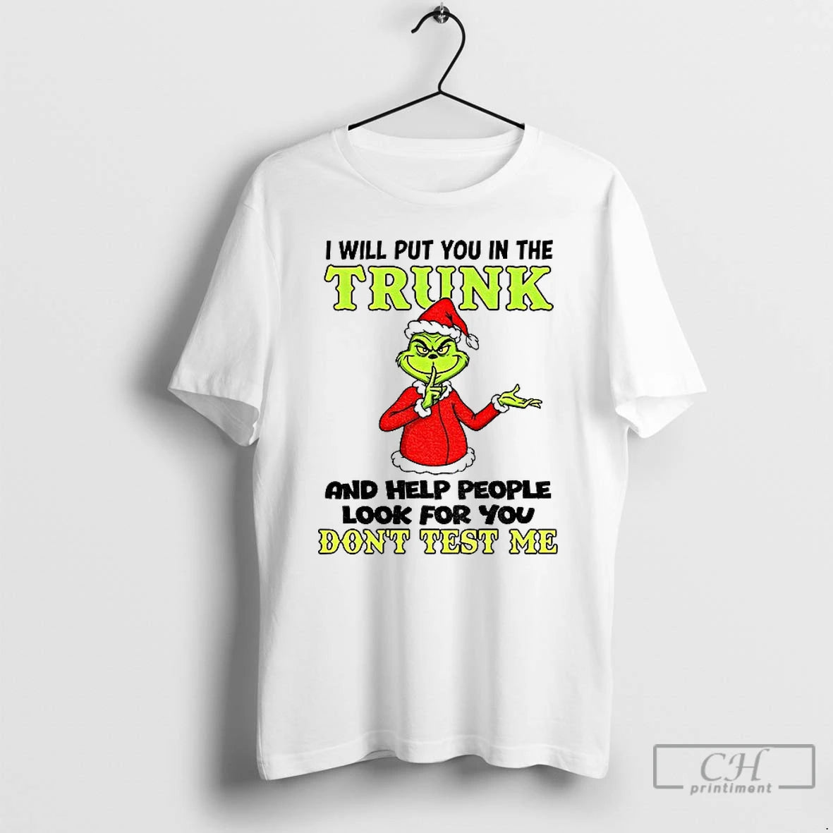 Classic Grinch Santa I Will Put You In The Trunk And Help People Look For T-Shirts, Hoodie, Sweatshirt | WearSparks.com