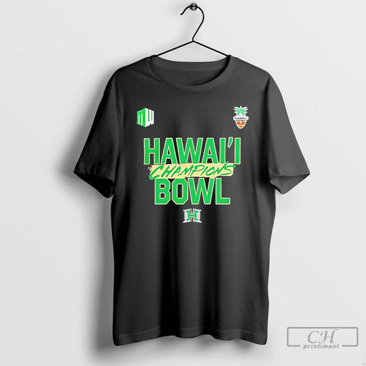 Classic Hawaii Rainbow Warriors 2025 Hawaii Bowl Champions Logo T-Shirts, Hoodie, Sweatshirt | WearSparks.com