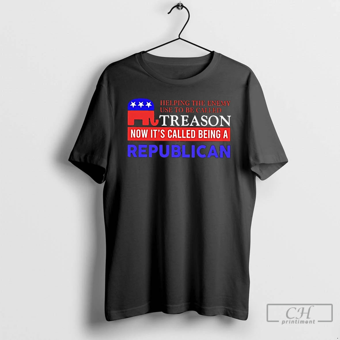 Classic Helping The Enemy Used To Be Called Treason Now Its Called Being A Republican T-Shirts, Hoodie, Sweatshirt