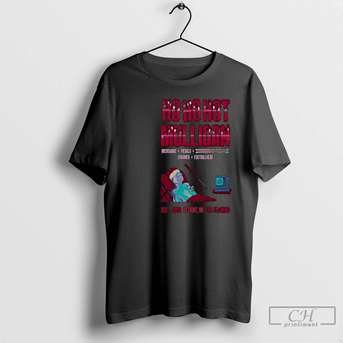 Classic Hot Mulligan The Fillmore Detroit Mi Dec 7 2025 Circle Black T Shirts Sweater Hoodie, Sweatshirt | WearSparks.com