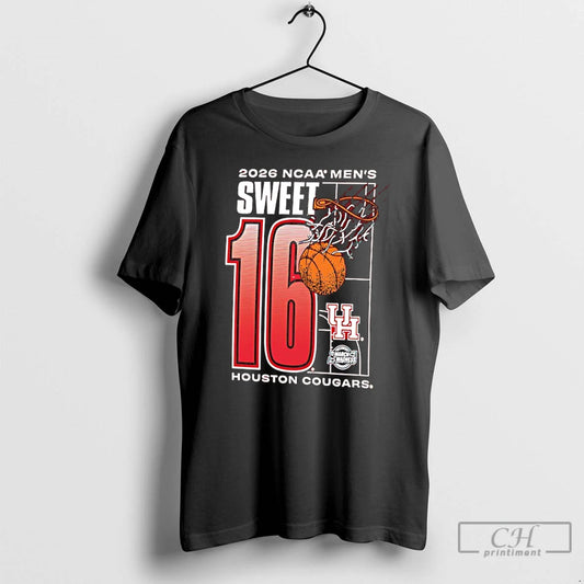 Classic Houston Cougars 2026 Ncaa March Madness Sweet 16 Bound Basketball