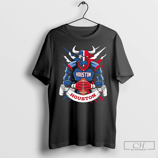 Classic Houston Texans Football Mascot Hug The Ball T-Shirts, Hoodie, Sweatshirt | WearSparks.com