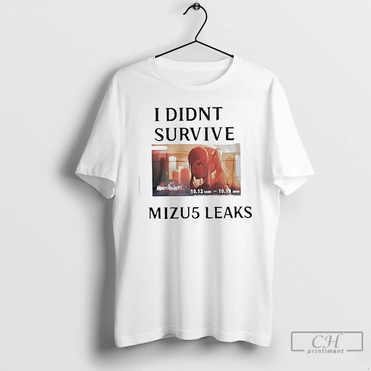Classic I Didnt Survive Mizu5 Leaked Anime T-Shirts, Hoodie, Sweatshirt | WearSparks.com
