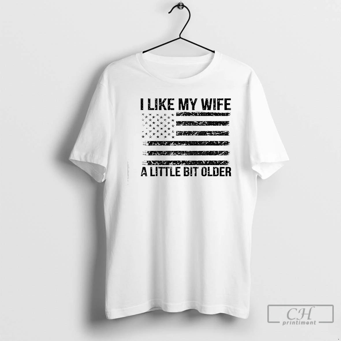 Classic I Like My Wife A Little Bit Older American Flag Retro T Shirts Sweater Hoodie, Sweatshirt | WearSparks.com