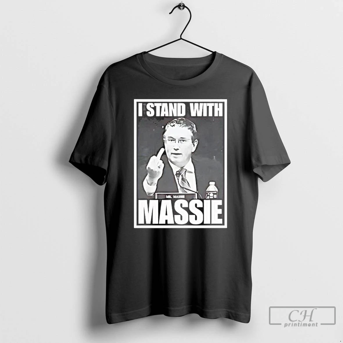 Classic I Stand With Mr Massie Middle Finger