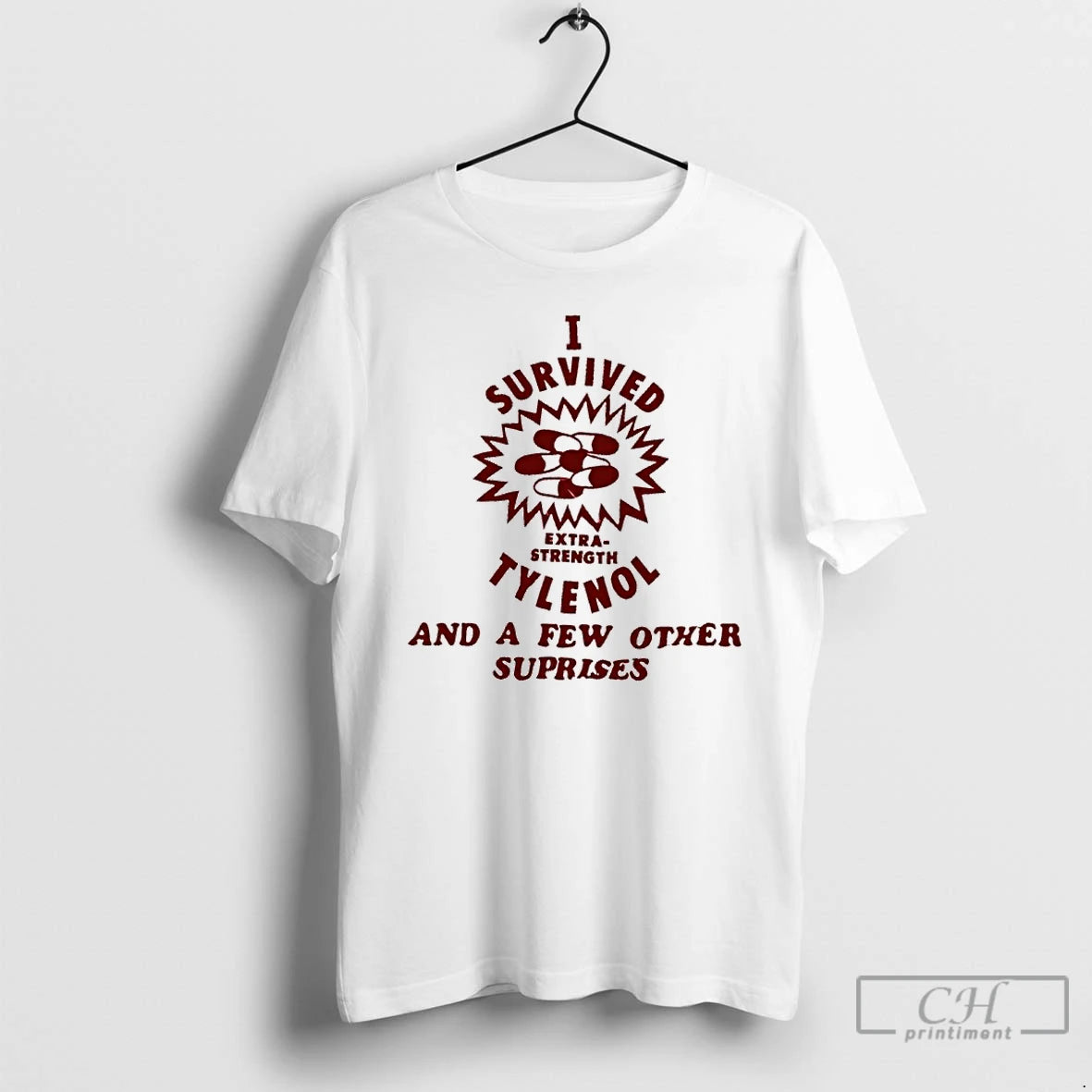 Classic I Survived Extra Strength Tylenol And A Few Other Surprises T-Shirts, Hoodie, Sweatshirt | WearSparks.com