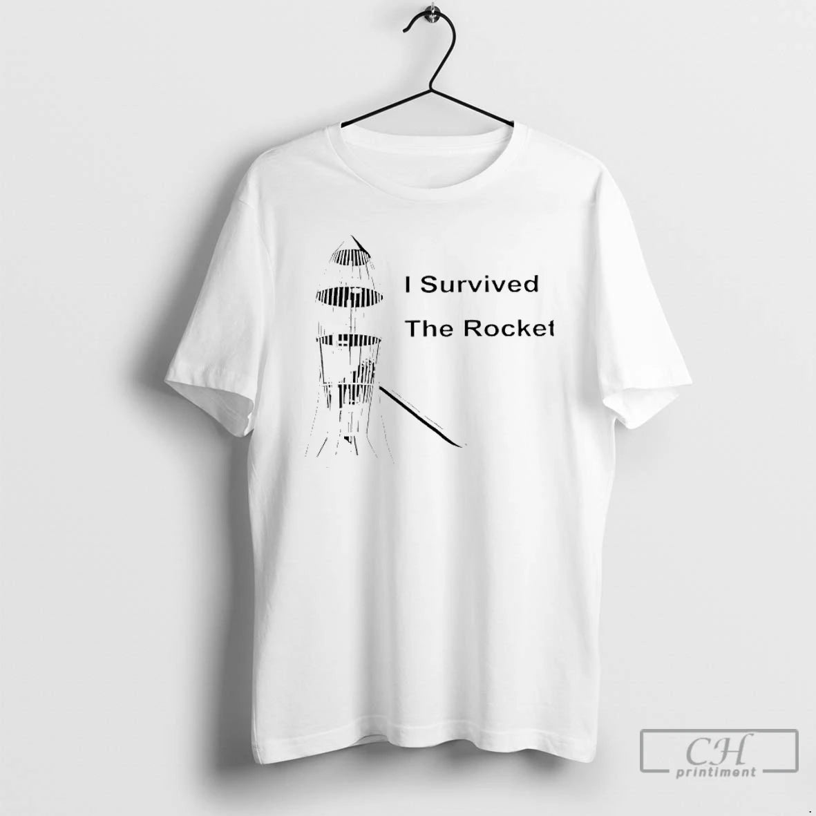Classic I Survived The Rocket Graphic