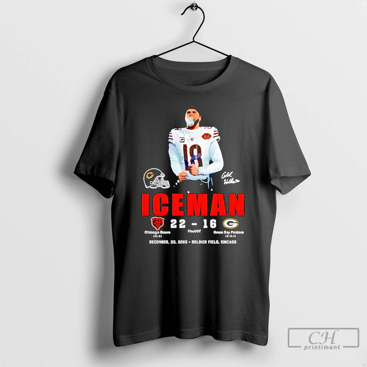 Classic Ice Man Caleb Williams Signature Dec 2025 T-Shirts, Hoodie, Sweatshirt | WearSparks.com