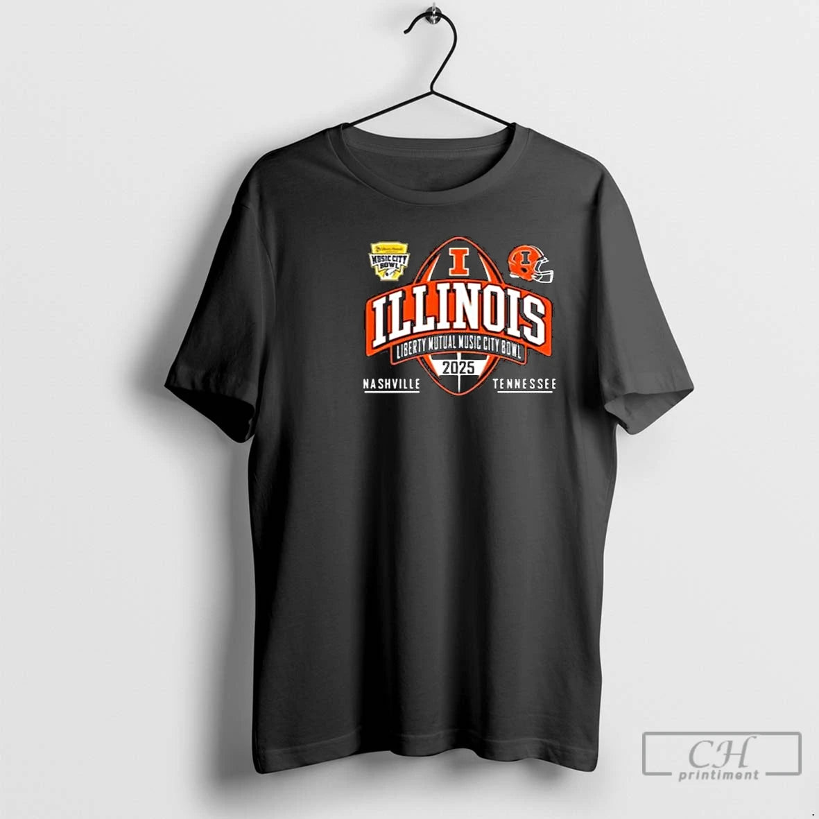 Classic Illinois 2025 Liberty Mutual Music City Event Circle Black T-Shirts, Hoodie, Sweatshirt | WearSparks.com