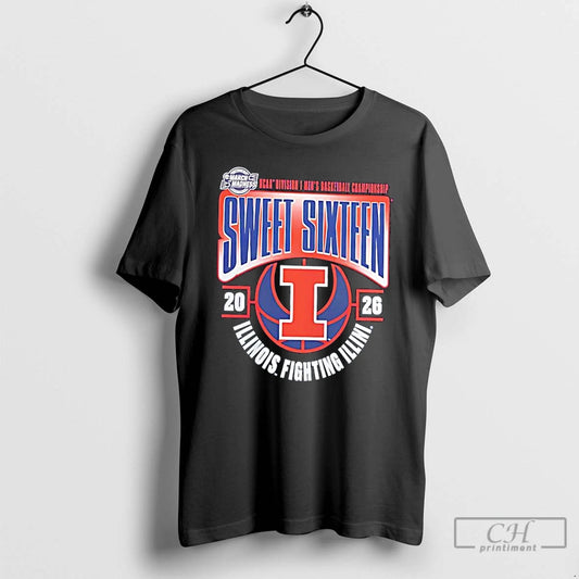 Classic Illinois Fighting Illini Mens Basketball 2026 Ncaa March Madness Logo