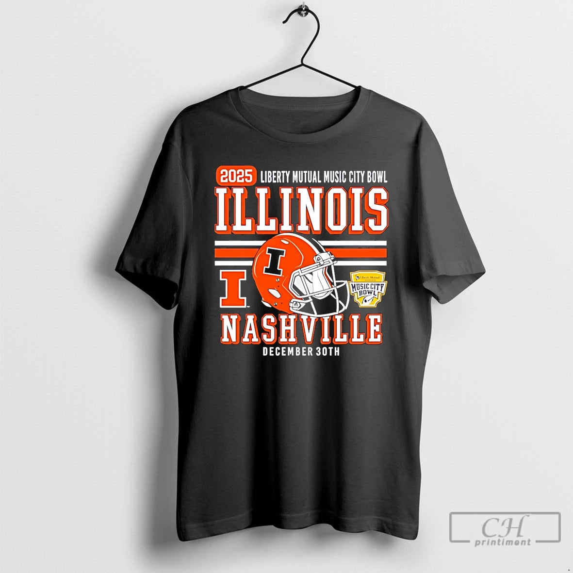 Classic Illinois Fighting Illini Football 2025 Music City Bowl T-Shirts, Hoodie, Sweatshirt | WearSparks.com
