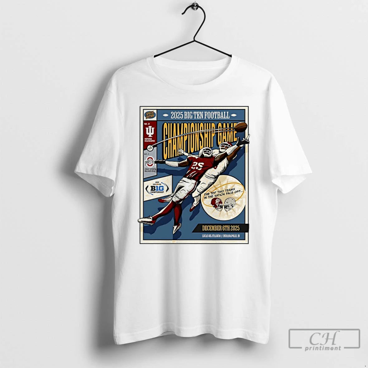 Classic Indiana Football 2025 Big Ten Football Championship Game Vintage T-Shirts, Hoodie, Sweatshirt | WearSparks.com