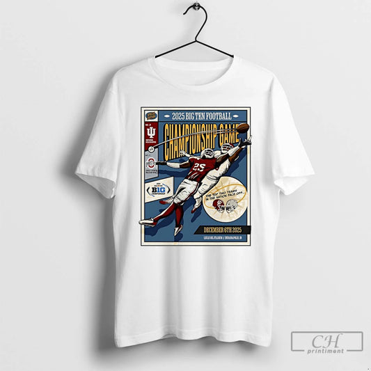 Classic Indiana Football 2025 Big Ten Football Championship Game Vintage T-Shirts, Hoodie, Sweatshirt | WearSparks.com