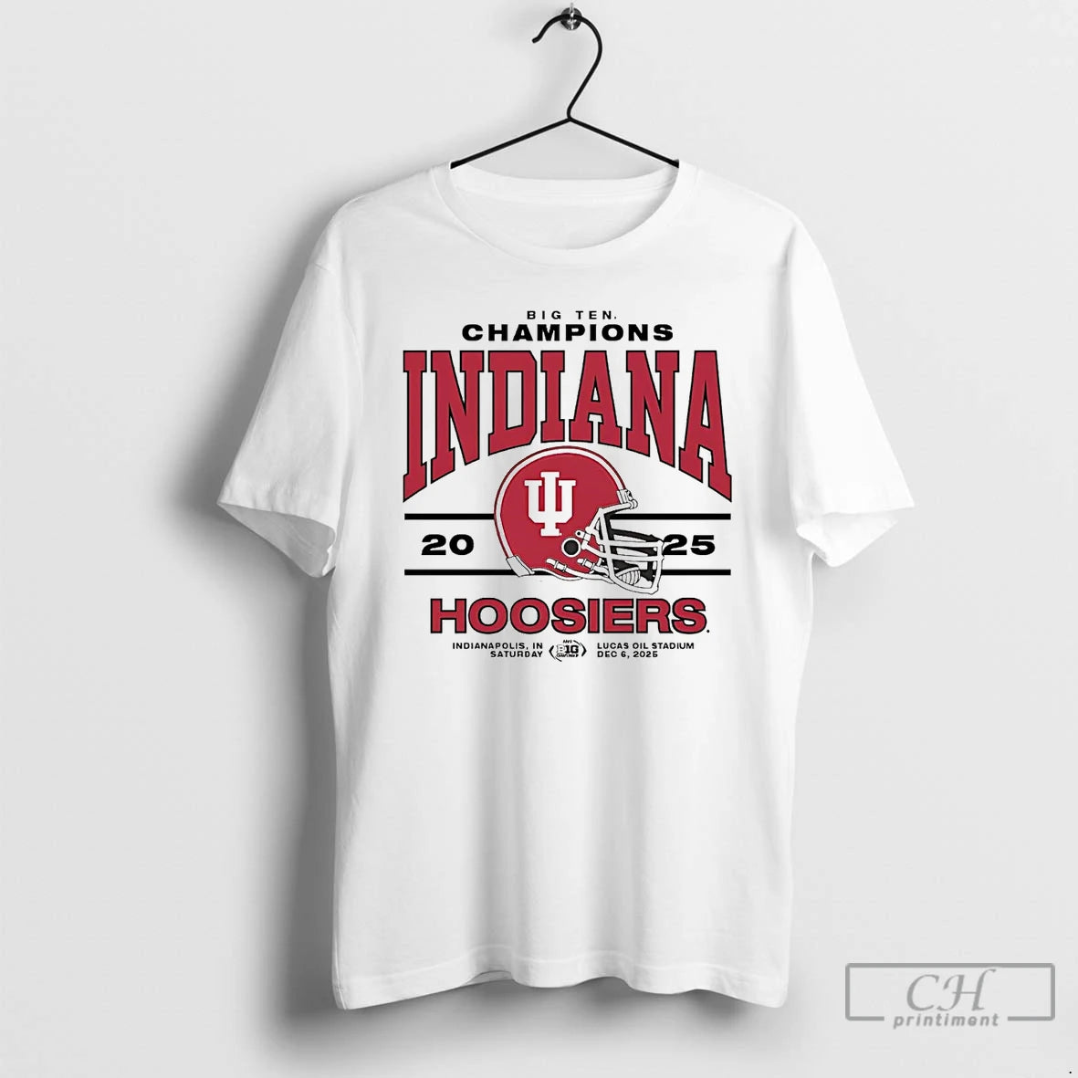 Classic Indiana Football 2025 Big Ten Champs Helmet T-Shirts, Hoodie, Sweatshirt | WearSparks.com