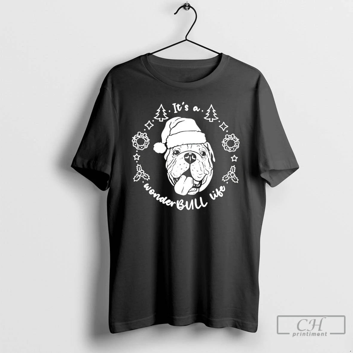 Classic Its A Wonder Bull Life Bulldog Santa T-Shirts, Hoodie, Sweatshirt | WearSparks.com