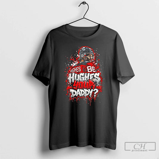 Classic Jack Hughes New Jersey Devils Nhl Hockey Hughes Your Daddy Graffiti T Shirts Sweater