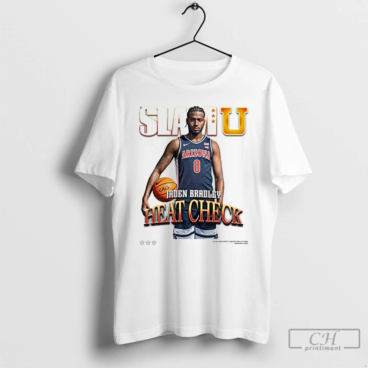 Classic Jaden Bradley Arizona Wildcats Slamu Heat Check Cover