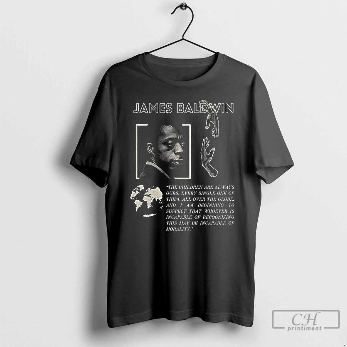 Classic James Baldwin Quote Children Always Ours Protest Free Palestine Gaza T-Shirts, Hoodie, Sweatshirt | WearSparks.com