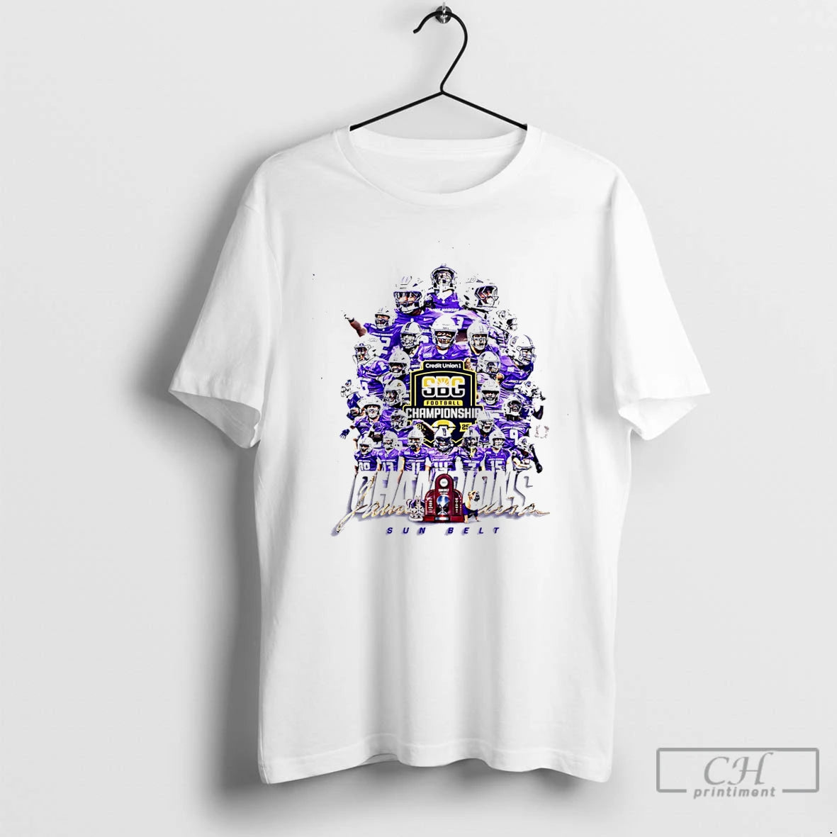 Classic James Madison Dukes 2025 Sun Belt Champions T-Shirts, Hoodie, Sweatshirt | WearSparks.com