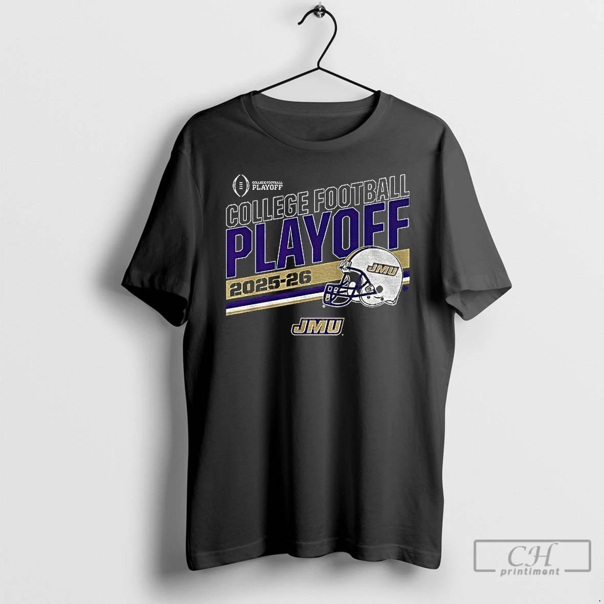 Classic James Madison Dukes Football 2025 Cfp Stripe College Football Playoff 2025 T Shirts Sweater Hoodie, Sweatshirt