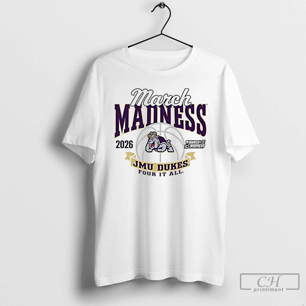 Classic James Madison University Womens Basketball 2026 March Madness Bound Four It All T Shirts