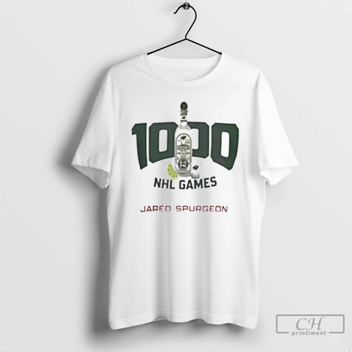Classic Jared Spurgeon Minnesota Wild 1000 Nhl Games
