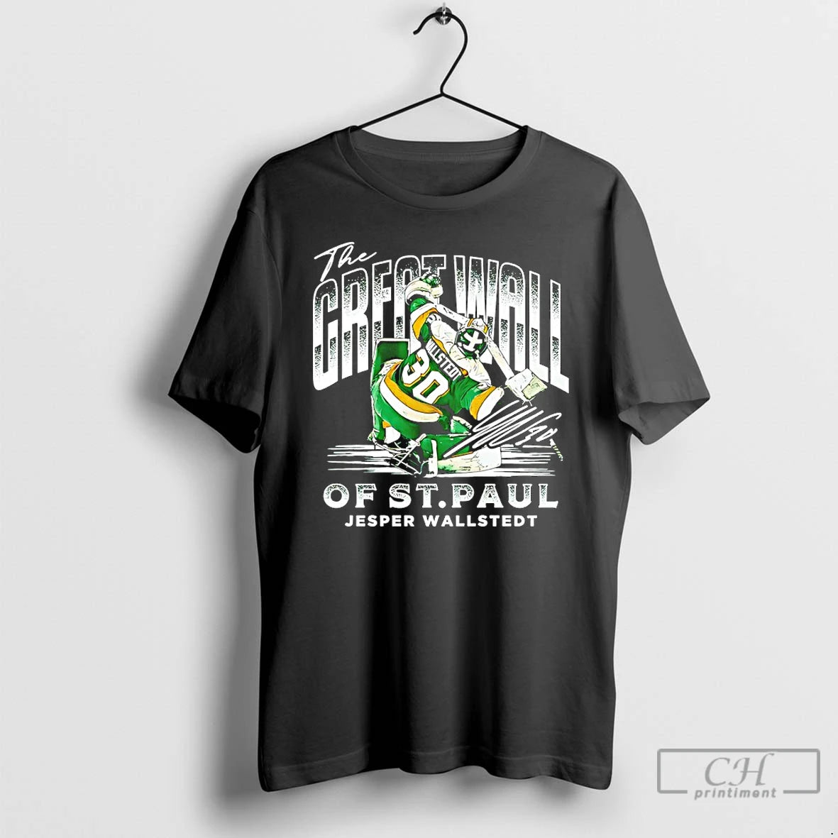 Classic Jesper Wallstedt Minnesota The Great Wall Of St Paul Signature T-Shirts, Hoodie, Sweatshirt | WearSparks.com