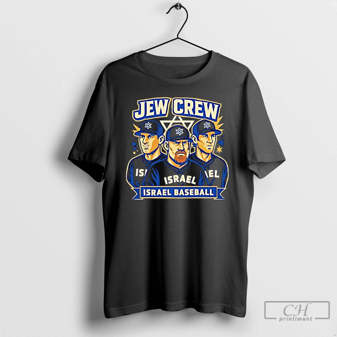 Classic Jew Crew Israel Baseball Team Graphic T-Shirts, Hoodie, Sweatshirt | WearSparks.com