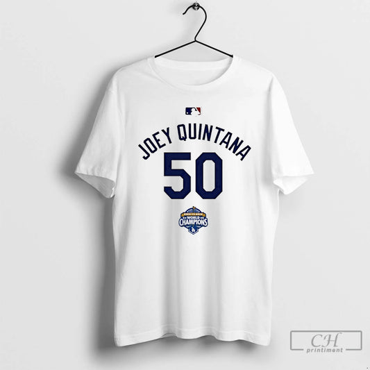 Classic Joey Quintana 50 Back To Back Champs World Champions T-Shirts, Hoodie, Sweatshirt | WearSparks.com