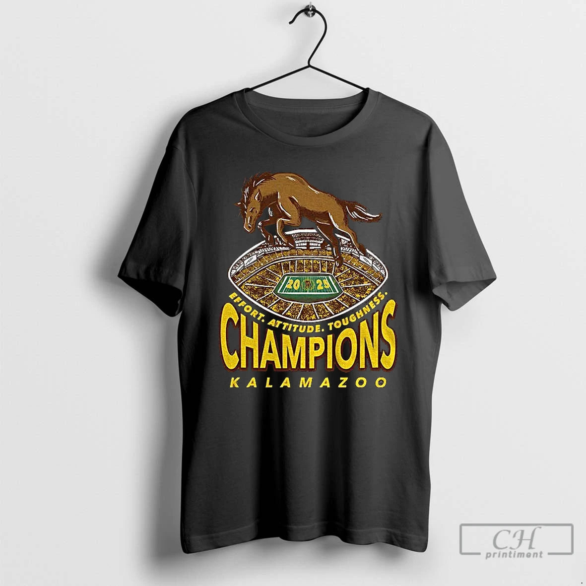 Classic Kalamazoo Hornets Football Conference Champions Effort Attitude Toughness T-Shirts, Hoodie, Sweatshirt
