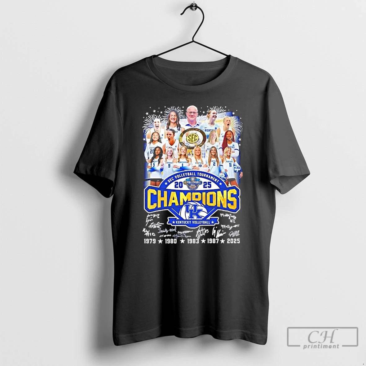Classic Kentucky Wildcats 2025 Sec 5x Volleyball Tournament Champions T-Shirts, Hoodie, Sweatshirt | WearSparks.com