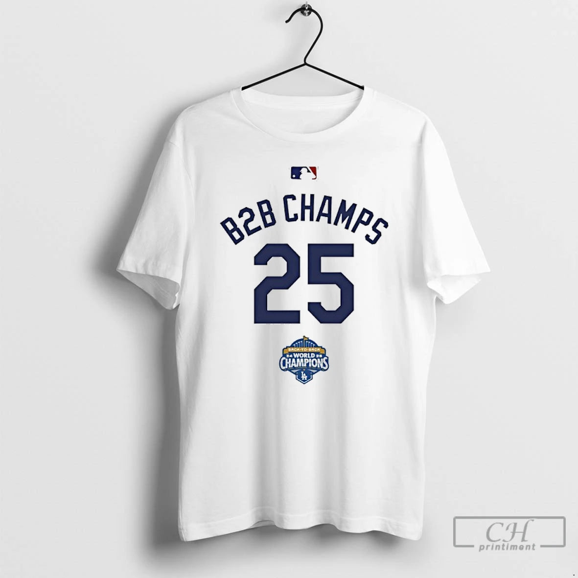 Classic Los Angeles Dodgers Back To Back Champs 25 World Champions T-Shirts, Hoodie, Sweatshirt | WearSparks.com