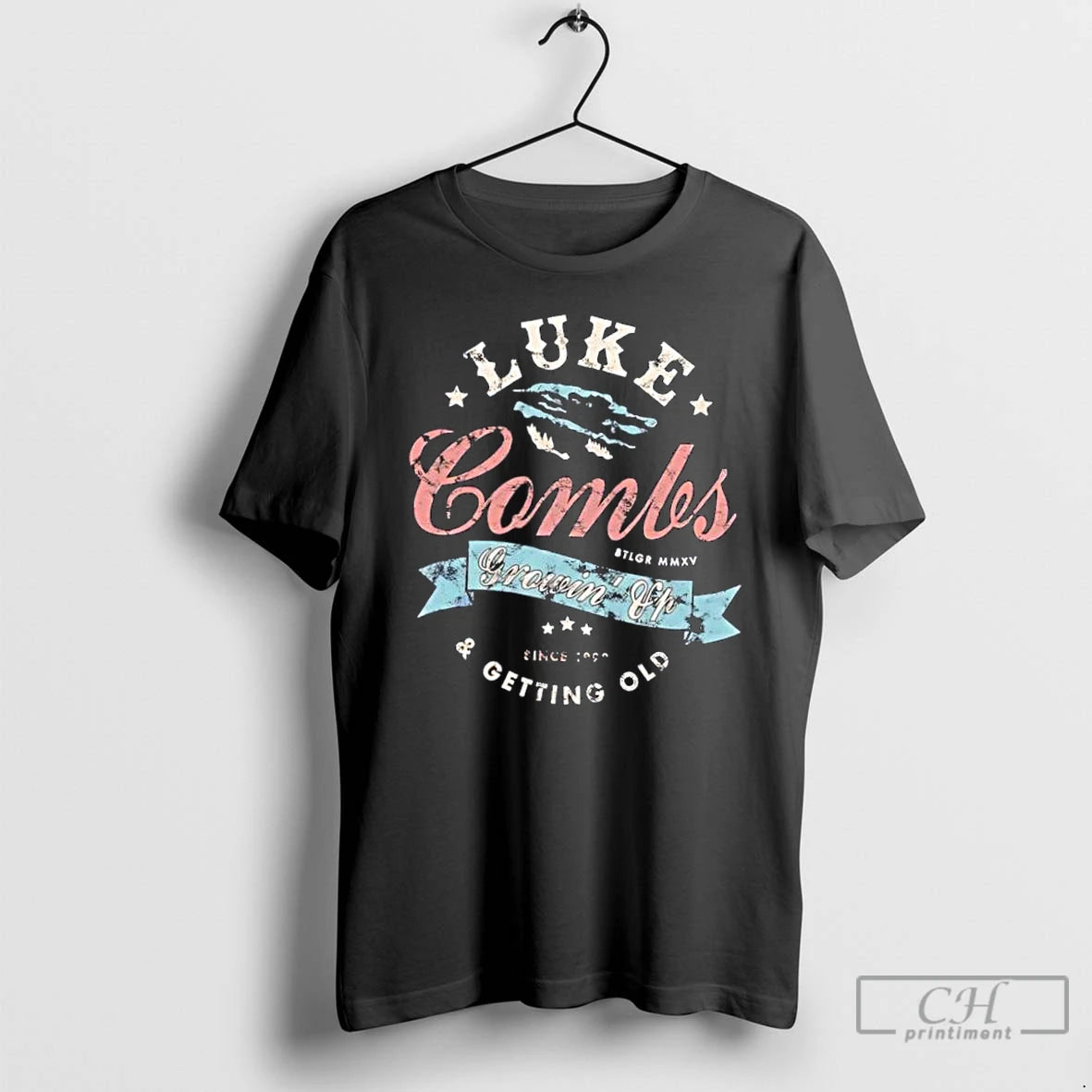Classic Luke Combs Getting Old Spellout