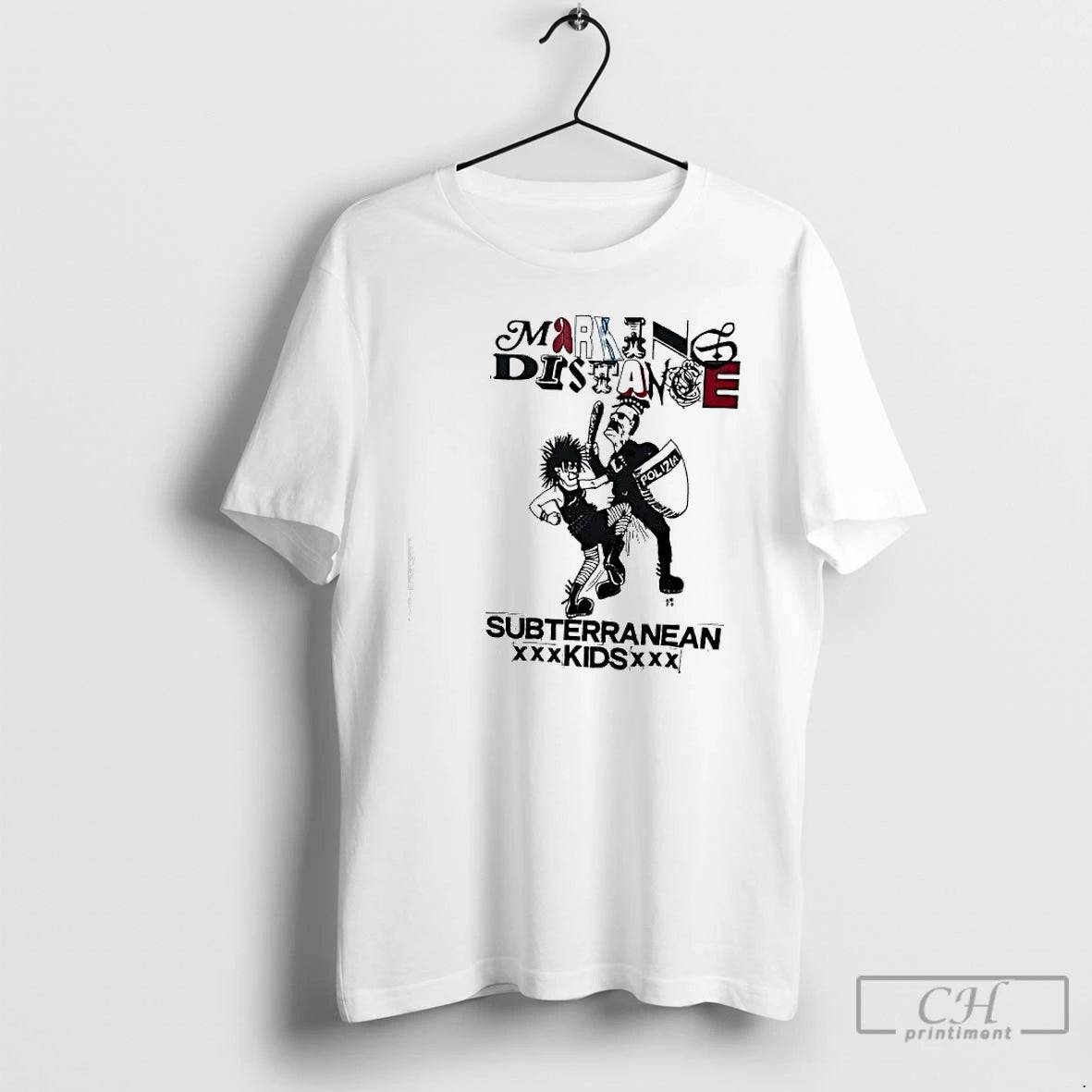Classic Marking Distance Polizia Subterranean Kids T-Shirts, Hoodie, Sweatshirt | WearSparks.com