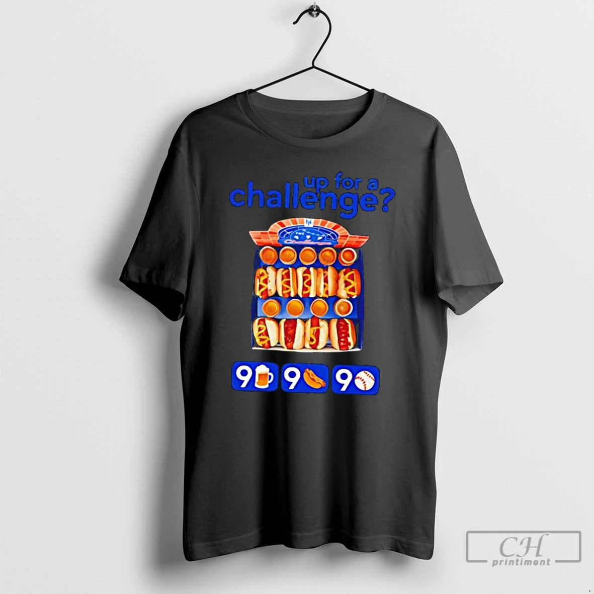 Classic Mets Up For A Challenge 9 Beers 9 Dogs 9 Innings T Shirts Sweater
