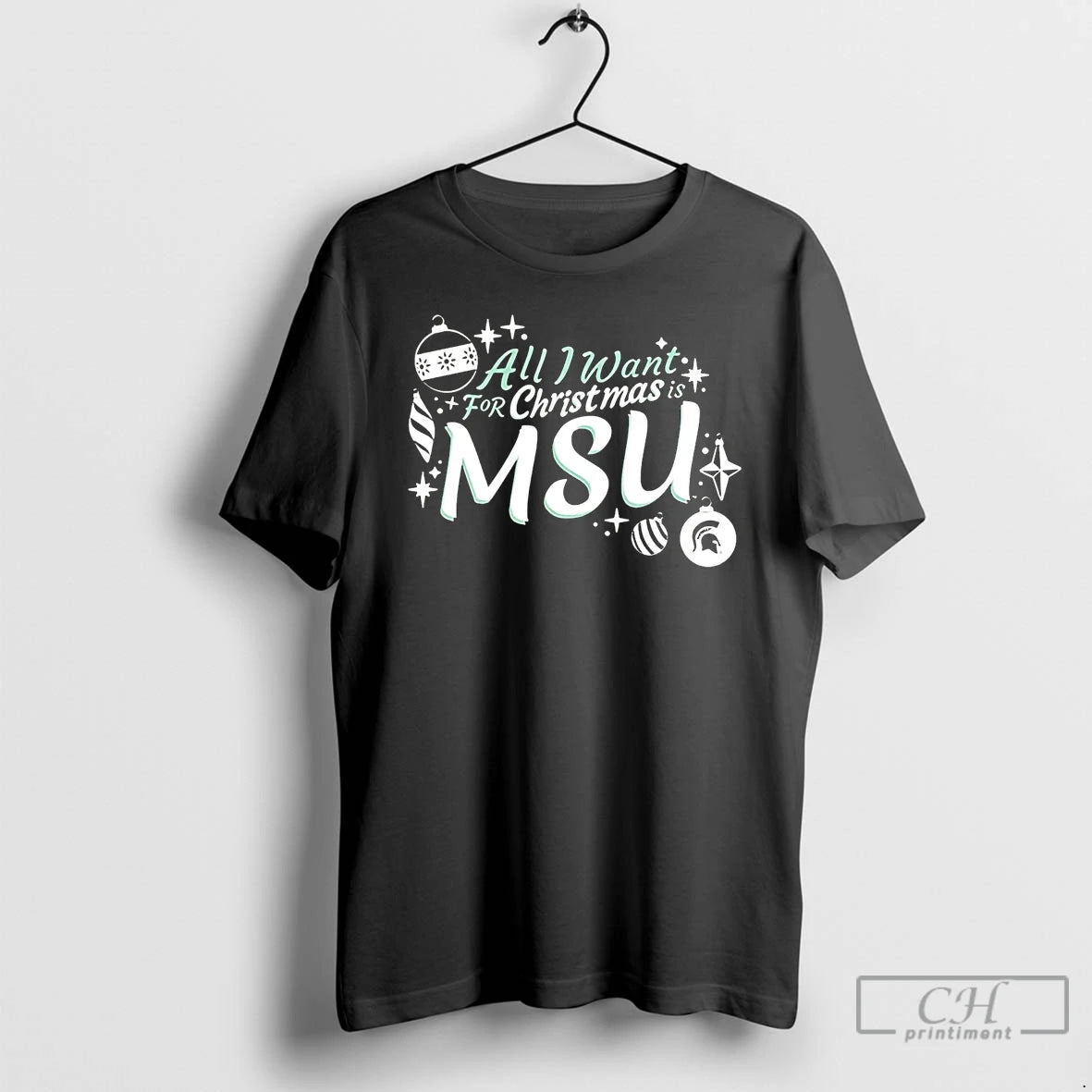 Classic Michigan State Spartans All I Want For Christmas T-Shirts, Hoodie, Sweatshirt | WearSparks.com
