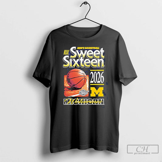 Classic Michigan Wolverines Ncaa March Madness Sweet 16 Bound 2026