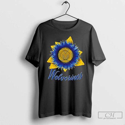 Classic Michigan Wolverines X Sunflower Graphic T-Shirts, Hoodie, Sweatshirt | WearSparks.com