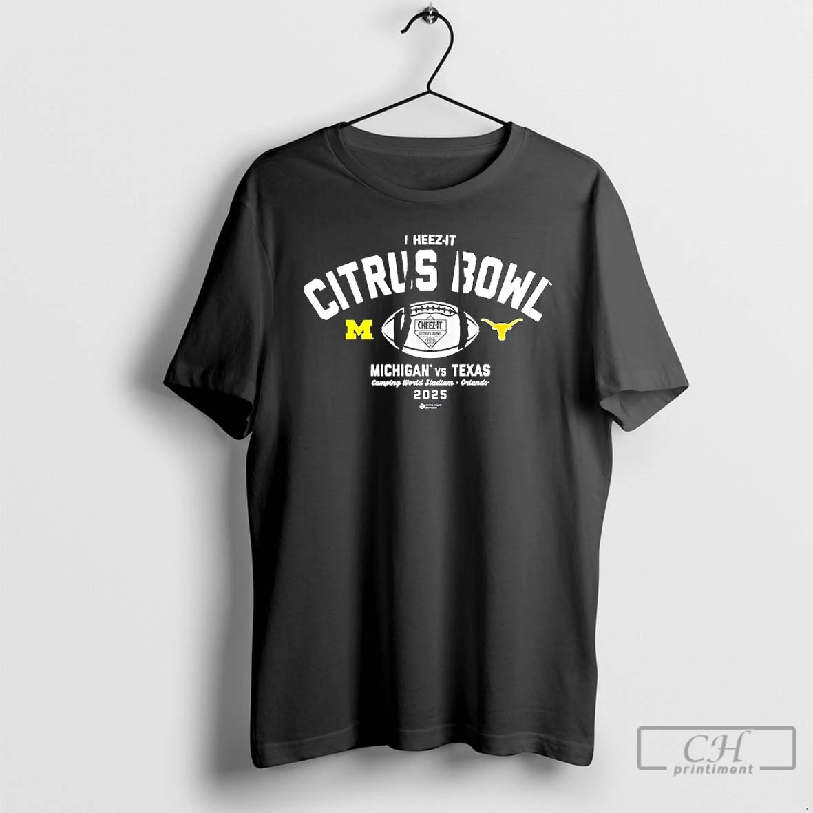 Classic Michigan Vs Texas Orlando 2025 Cheez It Citrus Bowl Game Camping World Stadium T-Shirts, Hoodie, Sweatshirt