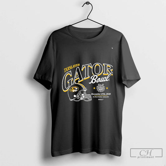 Classic Missouri Tigers 2025 Taxslayer Gator Bowl Helmet Chriast T-Shirts, Hoodie, Sweatshirt | WearSparks.com
