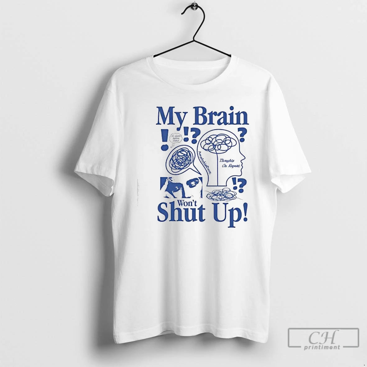 Classic My Brain Wont Shut Up Graphic T-Shirts, Hoodie, Sweatshirt | WearSparks.com