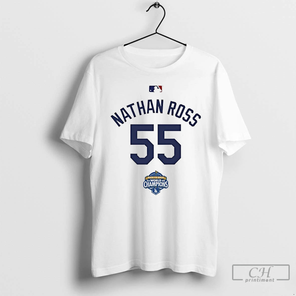Classic Nathan Ross 55 Back To Back Champs World Champions T-Shirts, Hoodie, Sweatshirt | WearSparks.com