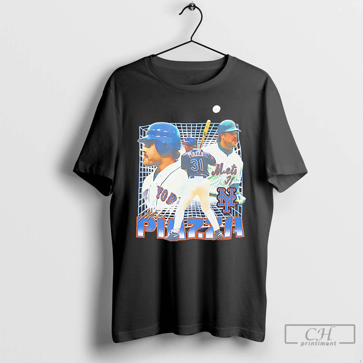 Classic New York Mets Mike Piazza Legendary Collage Player