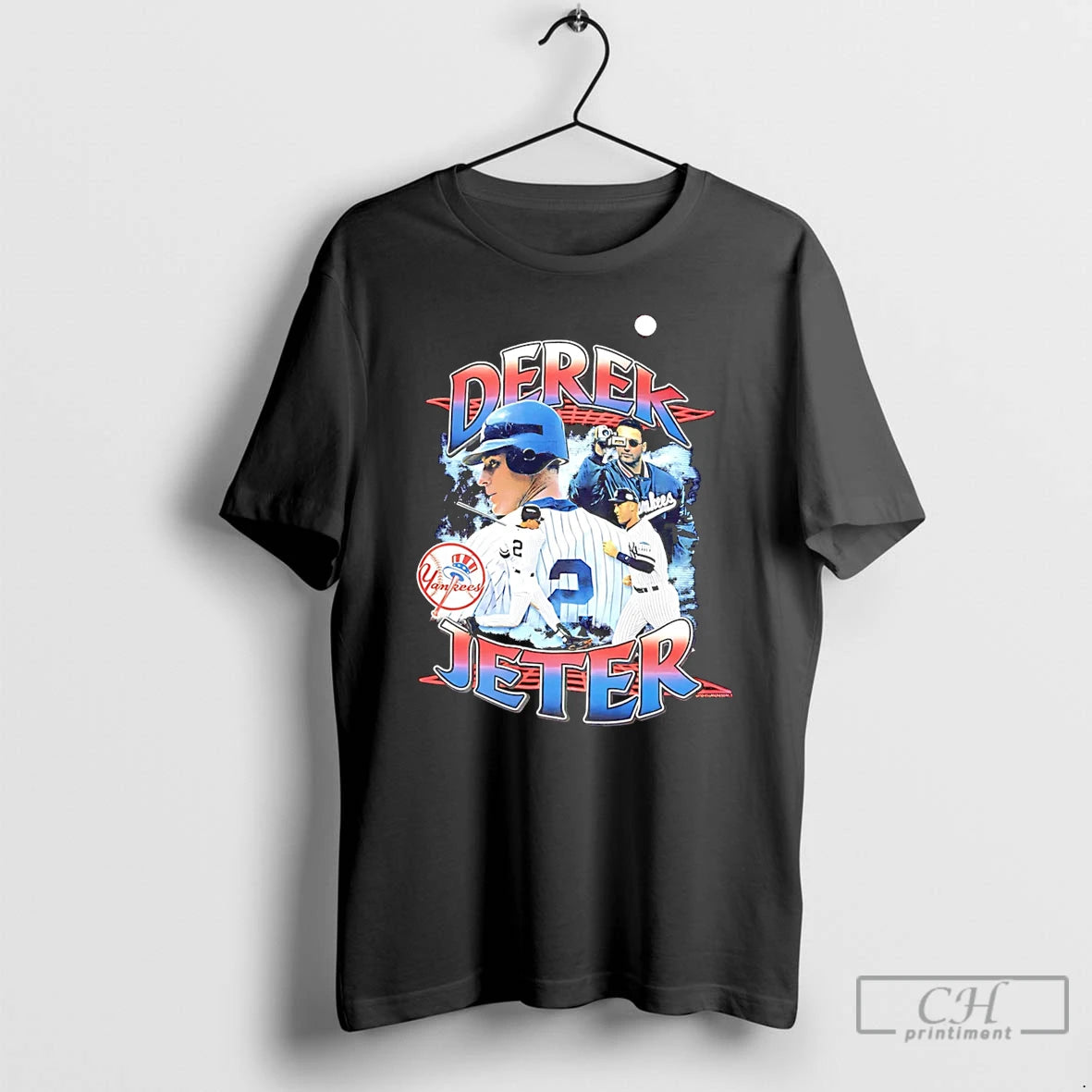 Classic New York Yankees Derek Jeter Legendary Collage Player