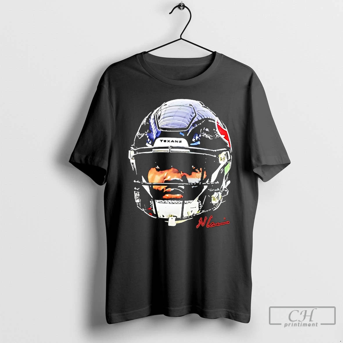Classic Nico Collins Big Face Helmet Signature