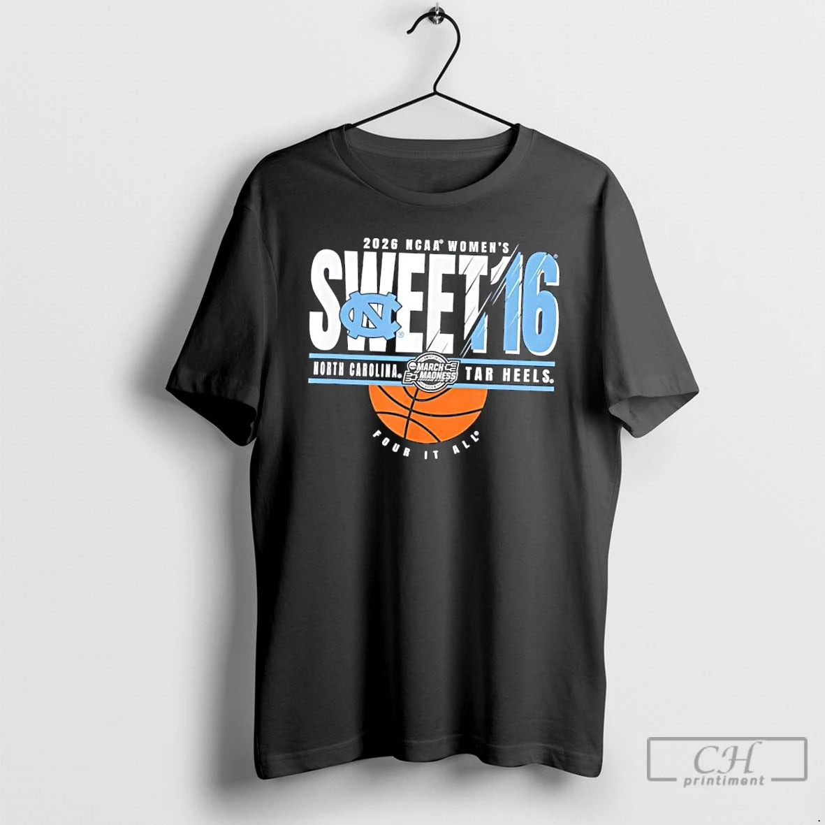 Classic North Carolina Tar Heels Sweet 16 2026 Ncaa Womens March Madness T Shirts Sweater
