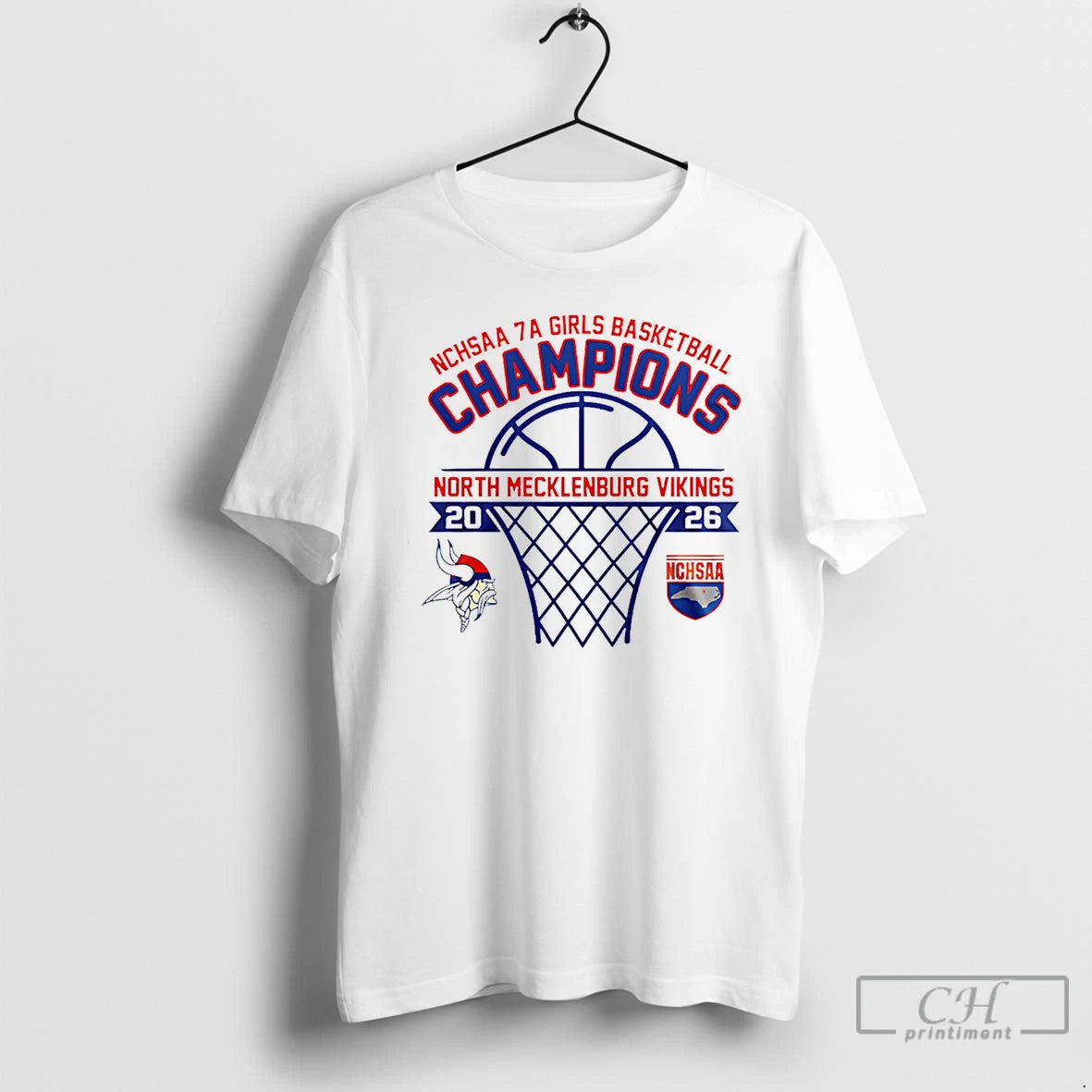 Classic North Mecklenburg Vikings 2026 Nchsaa 7a Girls Basketball Champions